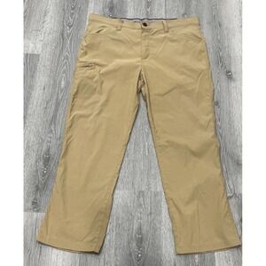 Orvis Mens Pants Tan Chino Tech Outdoor Lightweight Casual Breathable Size 40x30